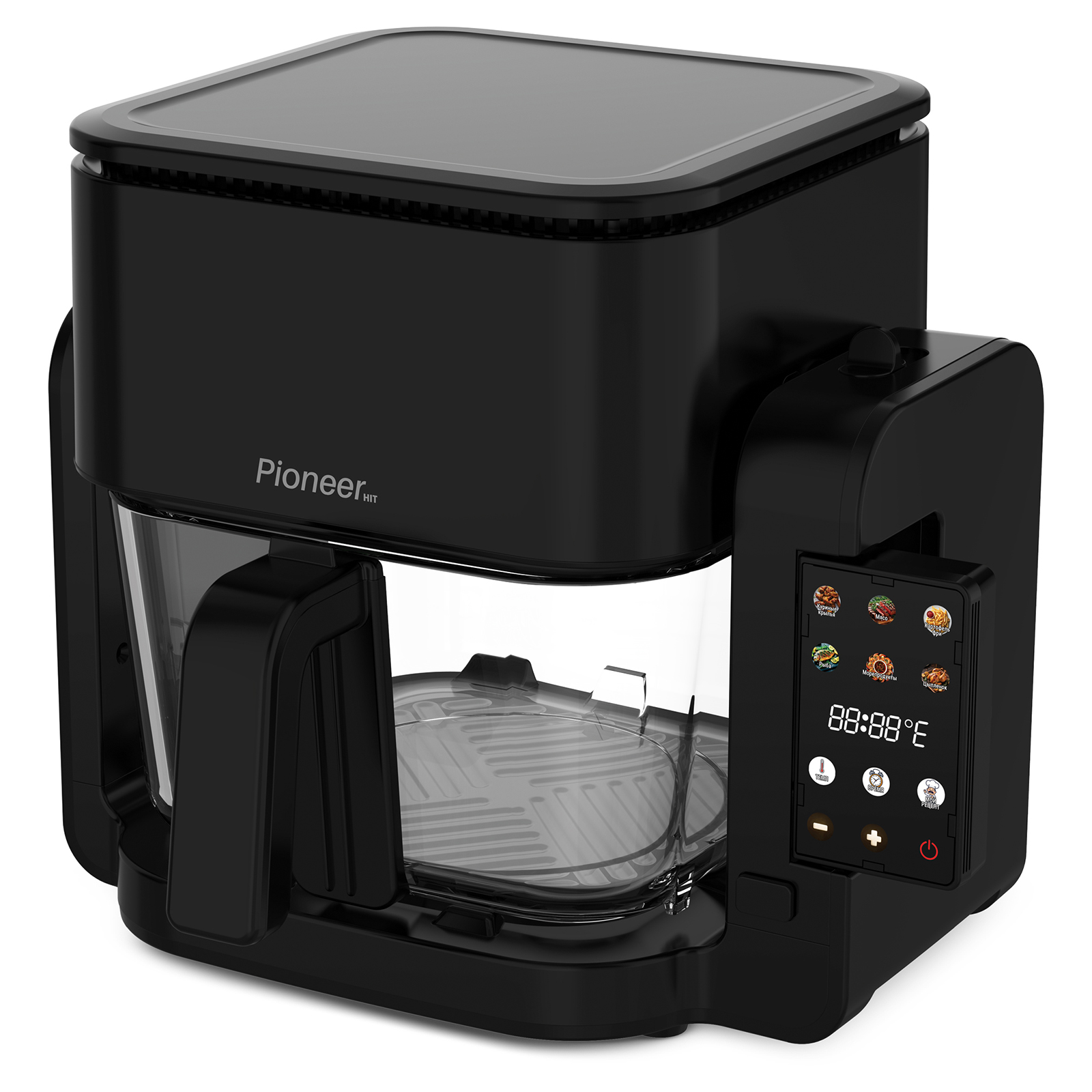Аэрогриль 3-в-1 Pioneer SM555D black