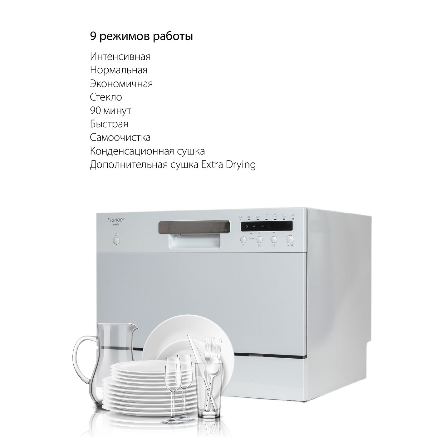Настольная посудомоечная машина Pioneer DWM01